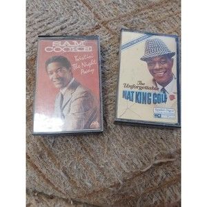 2 x cassette tapes Sam Cooke and Nat King Cole more details in description